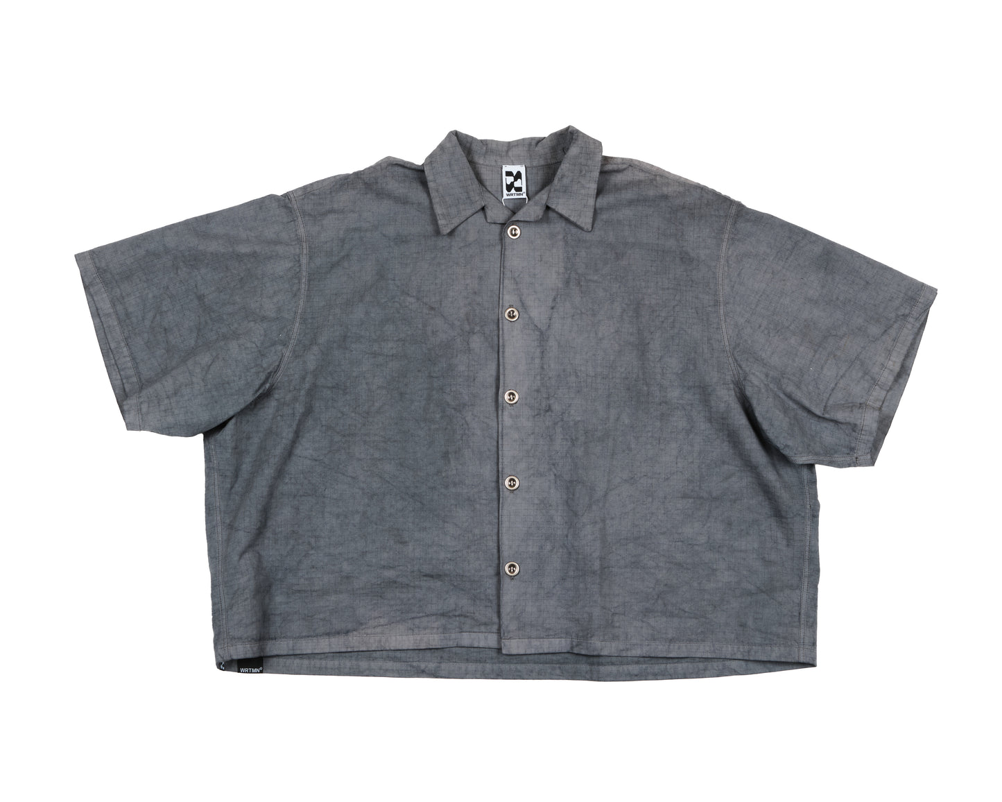 Boxy Ripstop Shirt — Recycrom-Dyed Organic Cotton