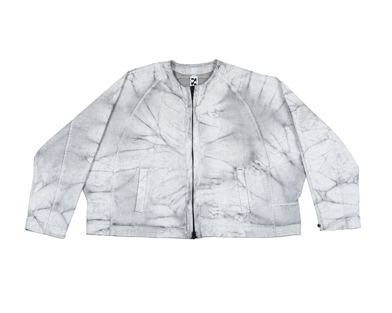 Explorer Jacket — Coated Denim, Marble Wash