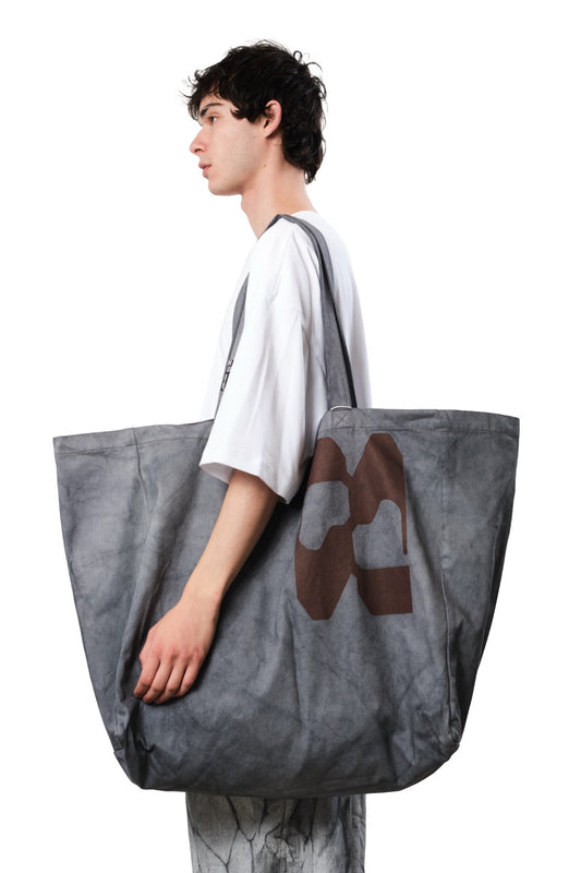 XL Logo Tote Bag — Dark Gray