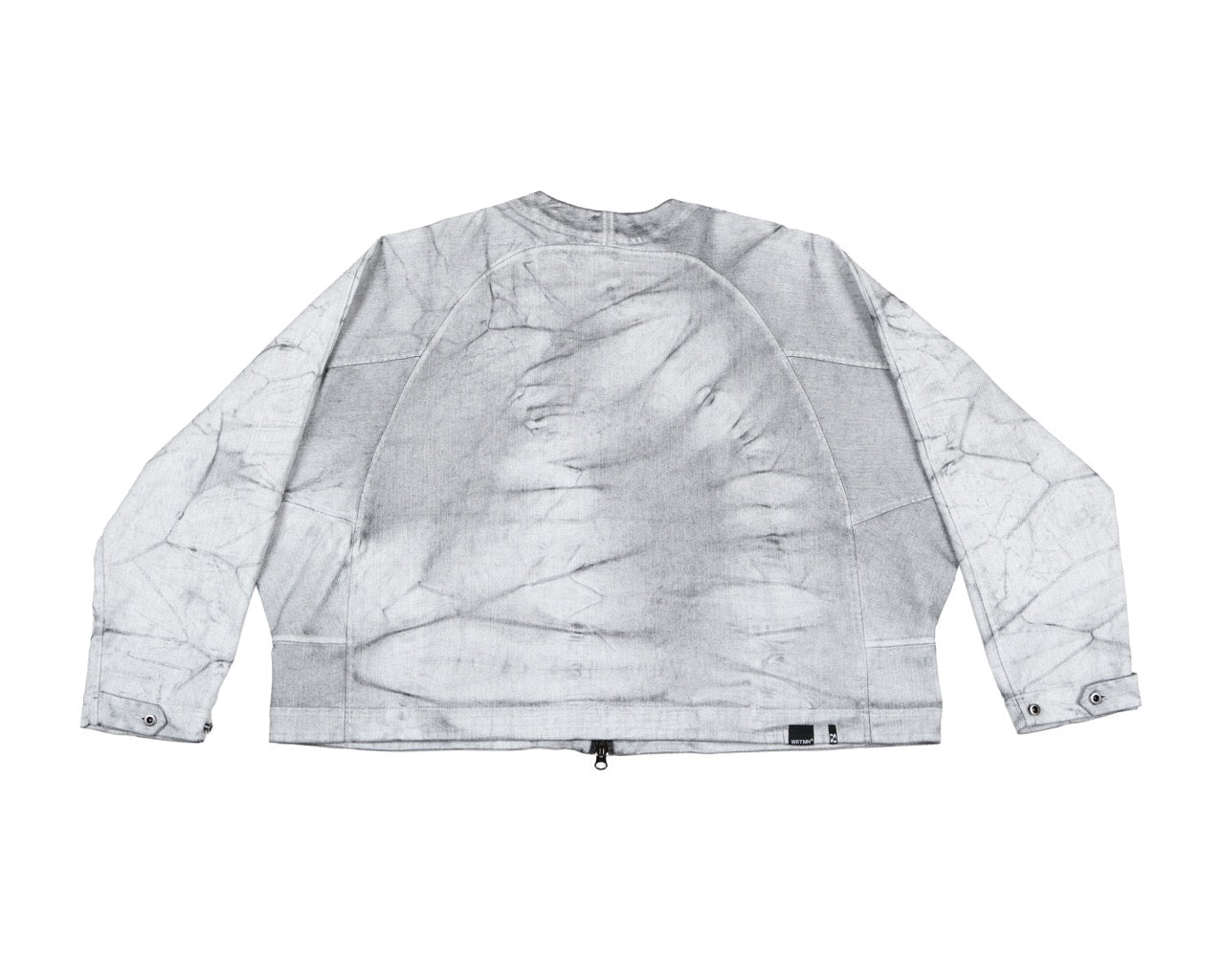 Explorer Jacket — Coated Denim, Marble Wash