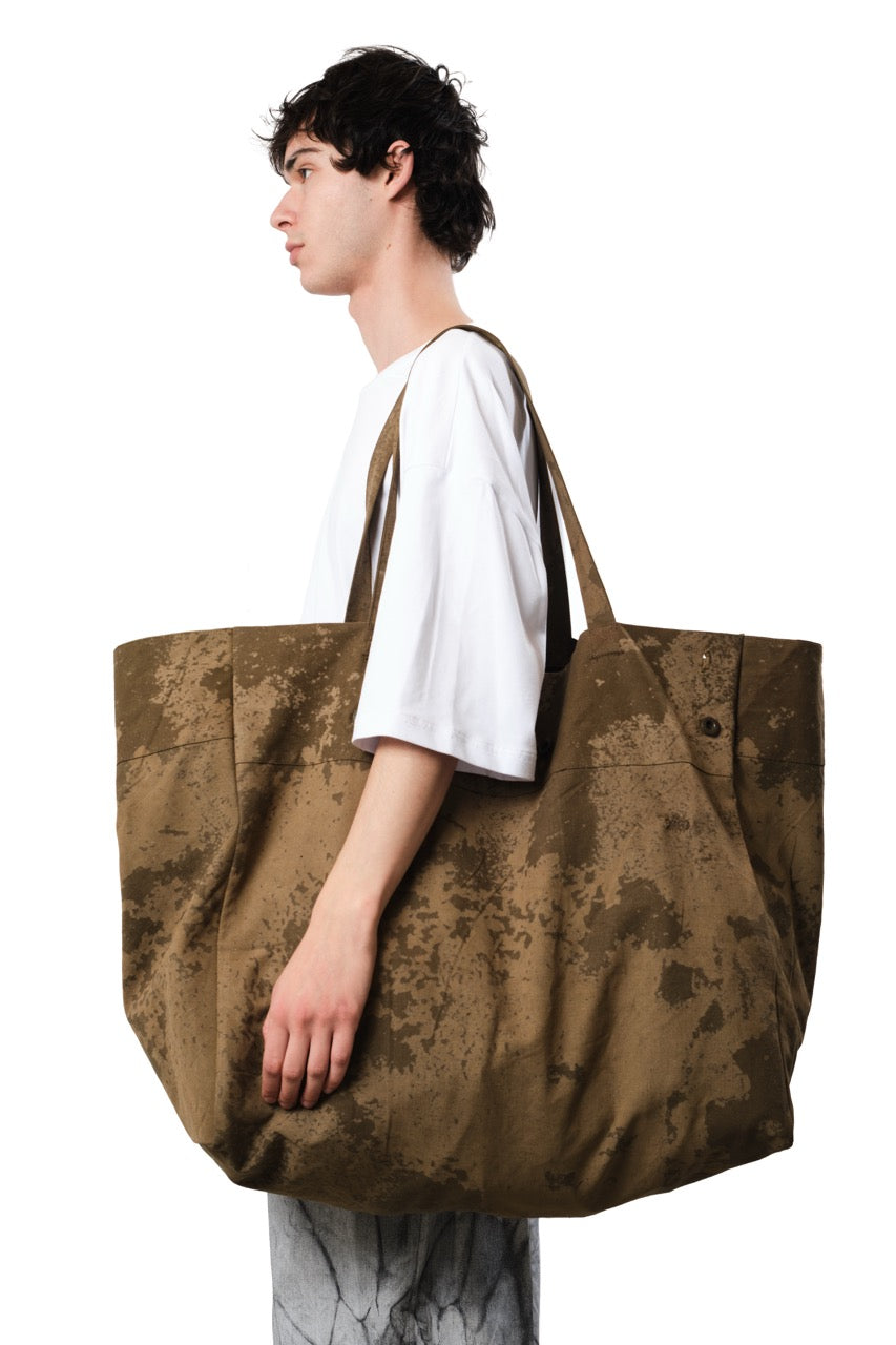 XL Tote Bag – Brown Laser Print