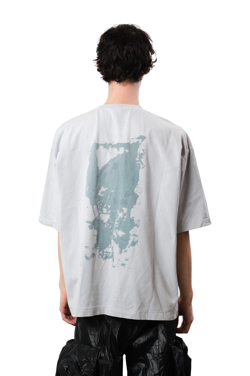 Back Print Tee — Blue