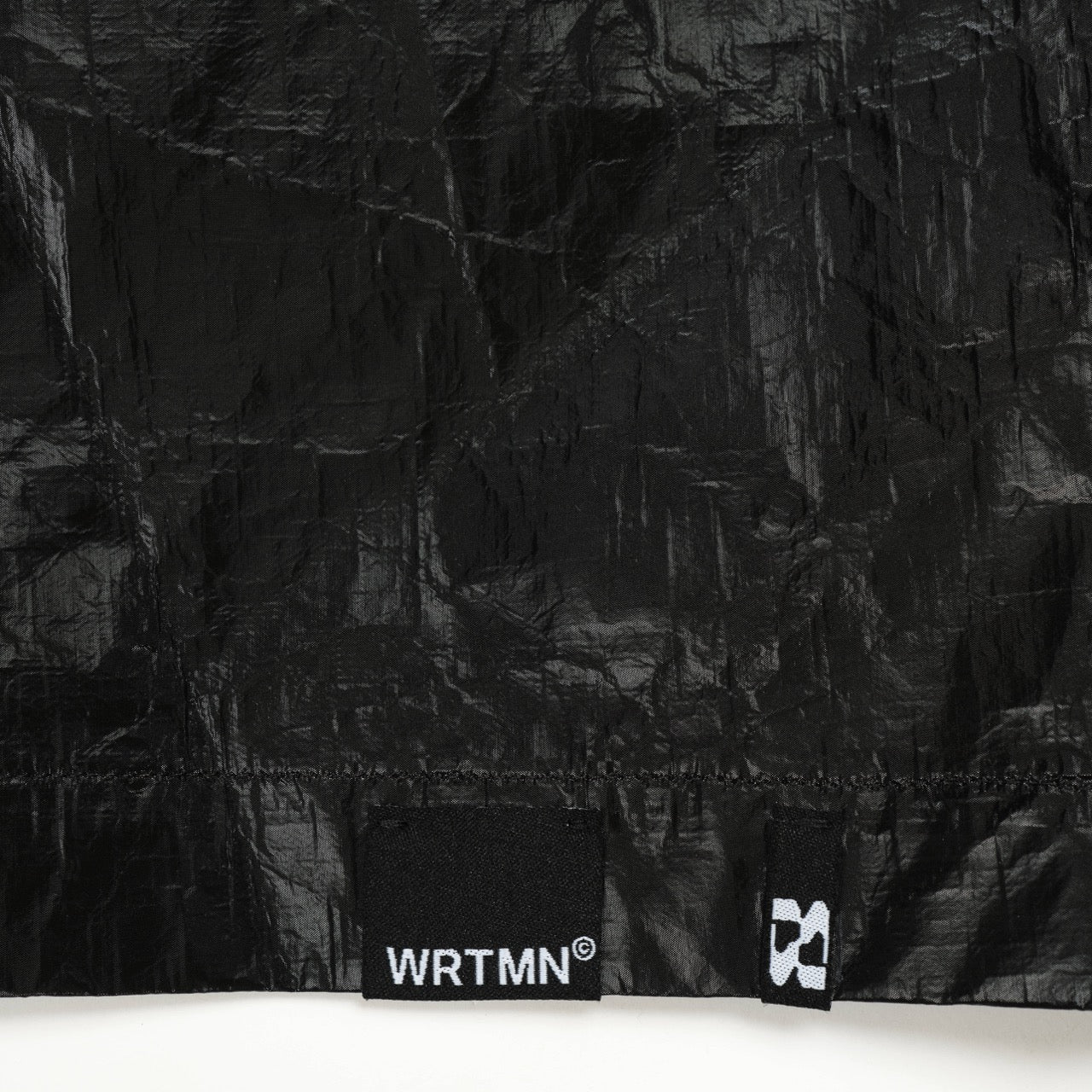 Black Tyvek Utilitarian Oversized Suit Jacket